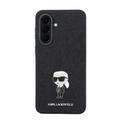Custodia Samsung Galaxy A37 Karl Lagerfeld Fixed Glitter Metal Ikonik - Nera