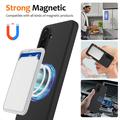 Custodia in silicone liquido per Samsung Galaxy A37 - compatibile con MagSafe - Nera