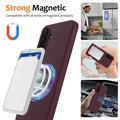 Custodia in silicone liquido per Samsung Galaxy A37 - compatibile con MagSafe - Vino Rosso
