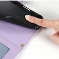 Custodia a portafoglio trapuntata lusso per Samsung Galaxy A37 - Viola