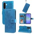 Custodia a portafoglio per Samsung Galaxy A37 serie Mandala - Blu