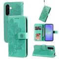 Custodia a portafoglio per Samsung Galaxy A37 serie Mandala - Verde