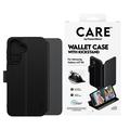 Custodia a portafoglio con supporto Samsung Galaxy A37 PanzerGlass Care Feature - Nera