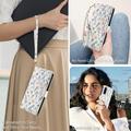 Custodia a portafoglio floreale rombica per Samsung Galaxy A37 - Fiori colorati