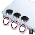 Protezione per Obiettivo Fotocamera Hat Prince Glitter per Samsung Galaxy A37/A57 - Rosa
