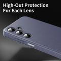 Custodia Samsung Galaxy A37 Smart Clear View con slot per schede - Grigio Viola