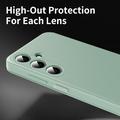 Custodia Flip Samsung Galaxy A37 Smart Clear View con slot per schede - Verde chiaro