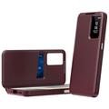 Custodia Samsung Galaxy A37 Smart Clear View con slot per schede