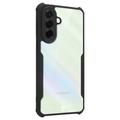 Custodia Tactical Quantum Stealth per Samsung Galaxy A37 con angoli rinforzati - trasparente / nera