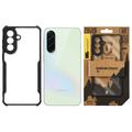 Custodia Tactical Quantum Stealth per Samsung Galaxy A37 con angoli rinforzati - trasparente / nera