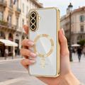 Custodia per Samsung Galaxy A37 Tech-Protect MagFlex - Compatibile con MagSafe - Trasparente / Color Oro