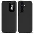 Custodia Flip con slot per schede Samsung Galaxy A37 Tech-Protect Smart Clear View - Nera