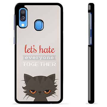 Cover protettiva per Samsung Galaxy A40 - Gatto arrabbiato