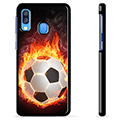 Cover protettiva per Samsung Galaxy A40 - Football Flame
