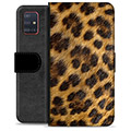 Custodia a Portafoglio Premium per Samsung Galaxy A51 - Leopardo