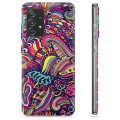 Samsung Galaxy A52 5G, Galaxy A52s Custodia TPU - Fiori Astratti