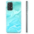 Custodia in TPU per Samsung Galaxy A52 5G, Galaxy A52s - Marmo blu