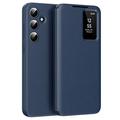 Custodia Samsung Galaxy A55 Smart Clear View con slot per schede - Zaffiro