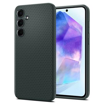 Custodia in TPU Spigen Liquid Air per Samsung Galaxy A55 - Verde Scuro