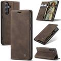 Custodia a Portafoglio Caseme 013 Serie per Samsung Galaxy A56 - Color caffé