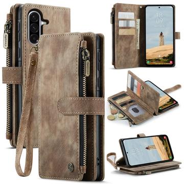 Custodia a Portafoglio Multifunzionale Caseme C30 per Samsung Galaxy A56 - Marrone