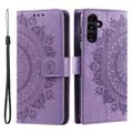 Custodia a portafoglio per Samsung Galaxy A56 serie Mandala - Viola