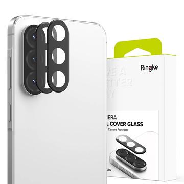 Protezione Telecamera in Vetro Temperato Ringke per Samsung Galaxy A56 - 2 Pezzi - Nera