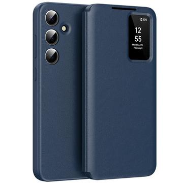 Custodia Samsung Galaxy A56 Smart Clear View con slot per schede - Zaffiro