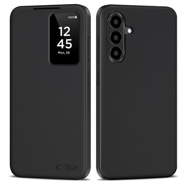 Custodia Flip con slot per schede Samsung Galaxy A56 Tech-Protect Smart Clear View - Nera