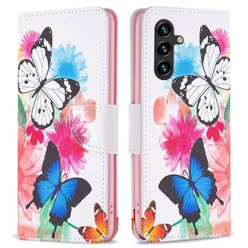 Custodia a Portafoglio Wonder Series per Samsung Galaxy A56 - Farfalle