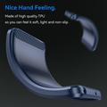 Custodia in TPU spazzolato per Samsung Galaxy A57 - Fibra di Carbonio - Blu