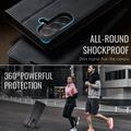 Custodia a portafoglio in pelle di vitello con blocco RFID Samsung Galaxy A57 Caseme 033 - Nera