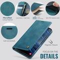 Custodia a portafoglio in pelle di vitello con blocco RFID Samsung Galaxy A57 Caseme 033 - Verde