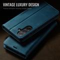 Custodia a portafoglio in pelle di vitello con blocco RFID Samsung Galaxy A57 Caseme 033 - Verde