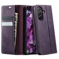 Custodia a portafoglio in pelle di vitello con blocco RFID Samsung Galaxy A57 Caseme 033