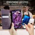 Custodia a portafoglio in pelle di vitello con blocco RFID Samsung Galaxy A57 Caseme 033