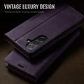 Custodia a portafoglio in pelle di vitello con blocco RFID Samsung Galaxy A57 Caseme 033