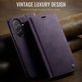 Custodia a portafoglio in pelle di vitello con blocco RFID Samsung Galaxy A57 Caseme 033