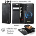 Custodia a portafoglio staccabile 2 in 1 Samsung Galaxy A57 Caseme C49 - Compatibile con MagSafe, RFID - Nera