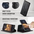 Custodia a portafoglio staccabile 2 in 1 Samsung Galaxy A57 Caseme C49 - Compatibile con MagSafe, RFID - Nera