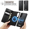 Custodia a portafoglio staccabile 2 in 1 Samsung Galaxy A57 Caseme C49 - Compatibile con MagSafe, RFID - Nera