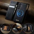 Custodia a portafoglio staccabile 2 in 1 Samsung Galaxy A57 Caseme C49 - Compatibile con MagSafe, RFID - Nera