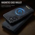 Custodia a portafoglio staccabile 2 in 1 Samsung Galaxy A57 Caseme C49 - Compatibile con MagSafe, RFID - Nera