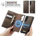 Custodia a portafoglio staccabile 2 in 1 Samsung Galaxy A57 Caseme C49 - Compatibile con MagSafe, RFID - Caffè