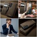 Custodia a portafoglio staccabile 2 in 1 Samsung Galaxy A57 Caseme C49 - Compatibile con MagSafe, RFID - Caffè