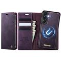 Custodia a portafoglio staccabile 2 in 1 Samsung Galaxy A57 Caseme C49 - Compatibile con MagSafe, RFID - Viola