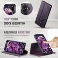 Custodia a portafoglio staccabile 2 in 1 Samsung Galaxy A57 Caseme C49 - Compatibile con MagSafe, RFID