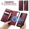 Custodia a portafoglio staccabile 2 in 1 Samsung Galaxy A57 Caseme C49 - Compatibile con MagSafe, RFID - Rossa