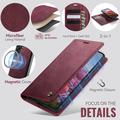 Custodia a portafoglio staccabile 2 in 1 Samsung Galaxy A57 Caseme C49 - Compatibile con MagSafe, RFID - Rossa