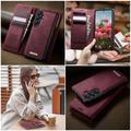 Custodia a portafoglio staccabile 2 in 1 Samsung Galaxy A57 Caseme C49 - Compatibile con MagSafe, RFID - Rossa